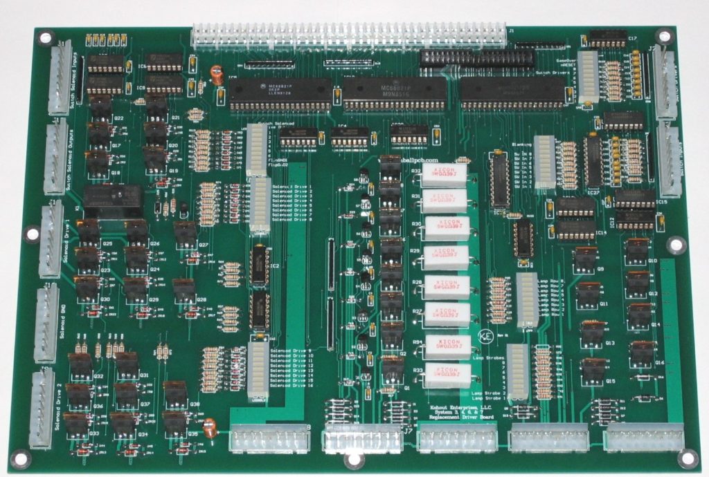Driver Board => System 3 thru 7 – Pinball PCB